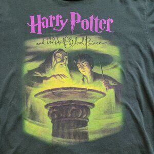 Harry Potter and the Half-Blood Prince Official Graphic T Shirt, Green, Men's L